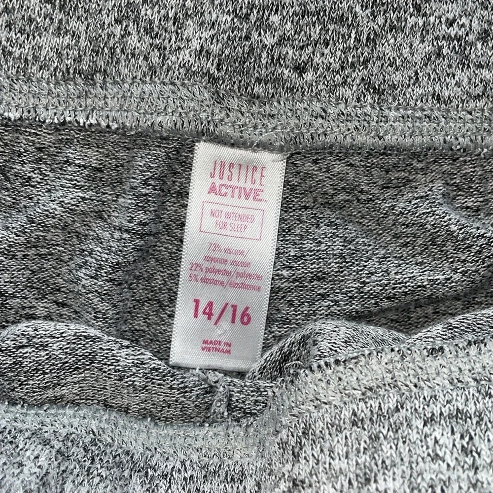 🌟Teens Girls Size 14/16 Justice Active Wear Heathered Shorts🌟